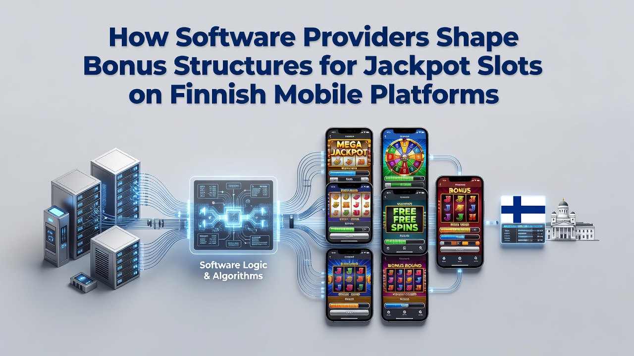 Mobile jackpot slot interface showing bonus structure elements on a Finnish platform