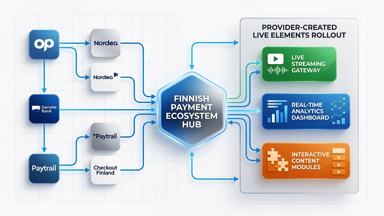 User accessing combined live elements and jackpot features through approved Finnish payment flows on mobile